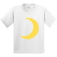 thumbnail image 3 of Inktastic Cute Yellow Moon Youth T-Shirt, 3 of 5
