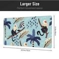 thumbnail image 4 of XMXT Non-Slip Gaming Mouse Pad, Cute White Monkey Mousepad Computer Keyboard Mats Desk Pads Office Decor Accessories, 15.8"x29.5", 4 of 8