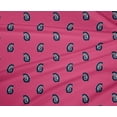 thumbnail image 4 of oneOone Polyester Lycra Fabric Paisley Block Print Fabric BTY 56 Inch Wide, 4 of 4