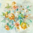 thumbnail image 2 of Nai, Danhui 20x20 White Modern Wood Framed Museum Art Print Titled - Blooming Splendor V, 2 of 4