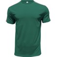 thumbnail image 2 of Mens Shirts Plus Size under $5 Short Sleeved Round Neck Striped Casual Sports Fitness T-shirt Green XL, 2 of 5