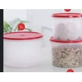 thumbnail image 2 of Tupperware Super Storer Set, 5Ltr, 3Ltr, 2.5Ltr + 2.5Ltr Free, Stackable, Flip Top, Dishwasher Safe Plastic Food Storage Containers, 2 of 3