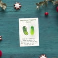 thumbnail image 4 of Cute Pickle Design Pocket Hug Card Pocket Hug Card Funny Positive Pickle With Emotional Support Card Pickle Party Decorations Graduation Pickle, 4 of 5