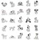 thumbnail image 5 of 50 Pack Dalmatian Dog Stickers Water Bottles Laptop Phone for dog lovers and decoration., 5 of 5