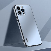 SaniMore for iPhone 14 Pro Max Ultra-Thin Camera Protection Case, Upgrade Matte Back Panel Anti-Fingerprint Shockproof Heavy Duty Protective Case for iPhone 14 Pro Max Women Men, Blue