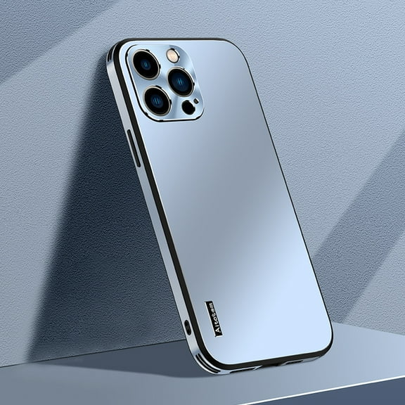 SaniMore for iPhone 14 Pro Ultra-Thin Camera Protection Case, Upgrade Matte Back Panel Anti-Fingerprint Shockproof Heavy Duty Protective Case for iPhone 14 Pro Women Men, Blue