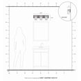 thumbnail image 4 of Livex Lighting - Zurich - 3 Light Bath Vanity in Contemporary Style - 23.5, 4 of 14