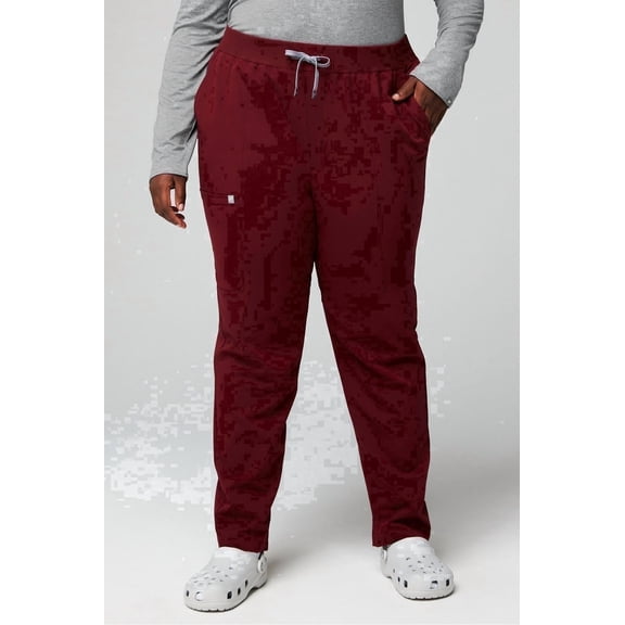 Fabletics Women's Ion Scrub Pant - MotionTech Fabric, 4-Way Stretch, Wrinkle-Resist, Pocket-Packed, Mid-Rise, Semi-Slim Fit (Extended Sizes Available)