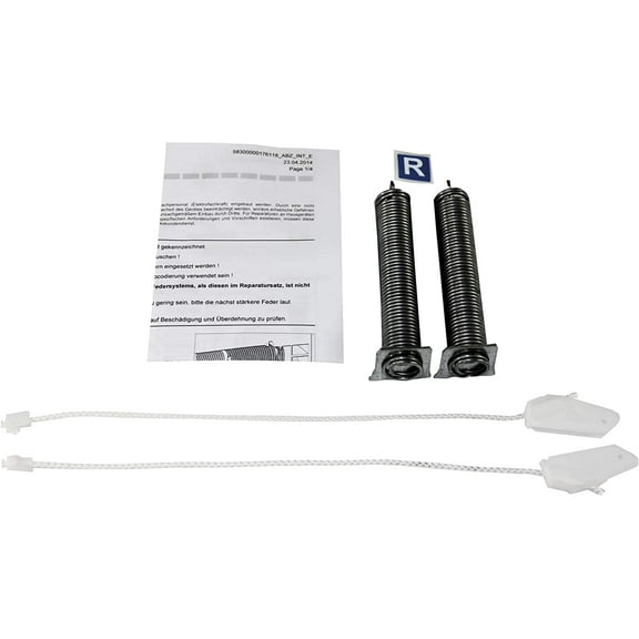Bosch Genuine OEM 00754866 Dishwasher Door Spring Kit