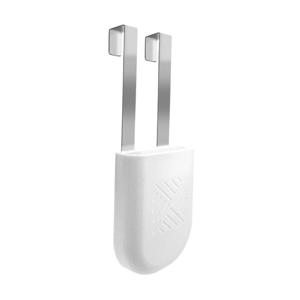 Soporte para Herramientas de Limpieza de Tanque de Inodoro Porta Accesorios Colgante Organizador con Gancho Metálico Ajustable Instalación Fácil Adecuado para Apartamento Hogar Baño