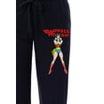 thumbnail image 3 of DC Womens' Vintage Wonder Woman Logo Comic Book Style Sleep Pajama Pants, 3 of 5