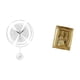 thumbnail image 5 of Adorno De Reloj De Pared Acrílico Con Grandes Números Arábigos Y Marco De Fotos De Resina, Soporte Para Tarjetas, Para Cocina, Estudio, Dormitorio, Oficina, Decoración De Estilo Rústico., 5 of 8