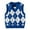 E-Blue, variant on URMAGIC Baby Toddler Unisex Solid Color V Neck Sweater Vest Sleeveless Pullover Knitted Waistcoat