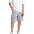 thumbnail image 3 of Zpanxa Boys Athletic Shorts Solid Lightweight Mid-Thigh Length, Running Shorts for Summer Sports, Breathable Fit, 3 of 9