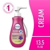 Veet Hair Removal Gel Cream, Body Hair Remover For Women, Sensitive Skin, 13.5 fl oz Pump Bottle