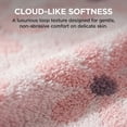 thumbnail image 3 of REGALWOVEN Pure Cotton Daisy Pattern Hand Towel, Ultra Soft, Highly Absorbent, Decorative Floral Design, 1 Pack for Bathroom, Kitchen, Gym, Spa Pink 29" x 13", 3 of 7