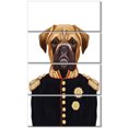thumbnail image 2 of Chien Boxeur Drôle en Uniforme Militaire - Impression sur Toile Animal, 2 of 3