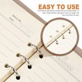 thumbnail image 3 of Miangastore 20pcs Metal Ring Desk Calendar for Easy Page Flipping in Home Use, 3 of 9