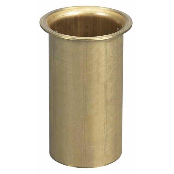 Moeller Marine Boat Drain Plug Tube 021003-188D For Use With Snap-Tite/Turn-Tite/Trail-N-Bail Drain Plug; Flanged 90 Degree On One End; Boat Transom/Boat Motorwell/Boat Livewell/Boat Baitwell Mount