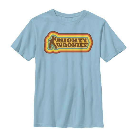 Boy's Solo: A Star Wars Story Retro Mighty Wookiee Graphic Tee Light Blue X Small