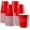 Red, variant on GUSTO Party Cups Disposable 12 Oz Plastic Cups for Party, Assorted 40-Pack