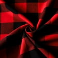 thumbnail image 4 of Red and Black Checkered Christmas Tablecloth for Dining Table Decorations and Holiday Parties, 4 of 8