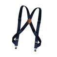 thumbnail image 6 of Segolike Mens Suspender with Clips Elastic Clothes Accessories Fashion Adjustable Suspenders Work Suspenders Fit Jeans Boyfriends Orchestra Prom Band Dark Blue, 6 of 8