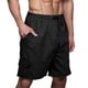 thumbnail image 1 of Pantalones Cortos de Carga de Cintura Elástica para Hombres Multi Bolsillo Imitación de Lino, Rodilla Longitud Cordón Deportes, 1 of 8