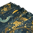 thumbnail image 3 of Yayeee Shower Curtain with Hooks 72"x72" Waterproof Fabric Bathroom Hanging Decor, Green Celestial Serpent, 3 of 5