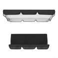 thumbnail image 1 of Garden Swing Canopy Seats Replacement Set 3 Seats Covers + Swing Canopy Cover, 1 of 10