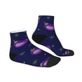 thumbnail image 3 of Bingfone Eggplant Design Patterned Men'S Women'S Casual Cotton Socks, 3 of 9