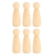 thumbnail image 3 of Figura de Madera de Juguete Sin Rebabas 10pcs Muñecas Pinta Muñeca Juguetes para Niños para pintar, 3 of 7