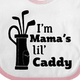 thumbnail image 4 of Inktastic I'm Mama's Lil' Caddy Golf for Kids Boys or Girls Baby Bib, 4 of 4