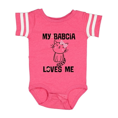 

Inktastic My Bapcia Loves Me Girls Gift Gift Baby Girl Bodysuit