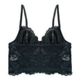 thumbnail image 5 of Tank Tops for Women,Fashion Lace Mesh Corset Tube Top Camisole with Backless Street Style Design,Camisole Tops for Women,Black,L, 5 of 9