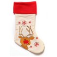 thumbnail image 2 of Calcetines navideños de Papá Noel, decoración navideña clásica y bolsa para dulces., 2 of 5