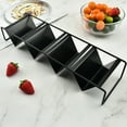 thumbnail image 3 of Pancake Display Rack 4 Slots Wave Shape Taco Holder Pancake Holder Metal Taco Metal Baking Cooking Food Stand for Kitchen, 3 of 7
