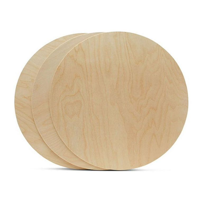Wood Discs for Crafts, 4 x 1/16 inch, Pack of 250 Unfinished Wood Circles, by Woodpeckers