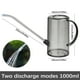 thumbnail image 3 of Apmemiss Plastic Watering Can, Plant Watering Can with Stainless Steel Long Spout, 1L/34oz Clear Measurement Markings Long Spout Watering Can for Indoor Plants, House Plants and Flowers Easy Fill, 3 of 4