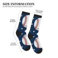 thumbnail image 3 of Unisex America Baseball Novelty Ankle Socks Colorful ComfortSoft Lightweight Sports Athletic Socks, 3 of 7