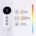 thumbnail image 2 of Vccoem Heated Mattress Pad Queen Size, Electric Bed Warmer with Dual Controller, 9 Heat Settings & 10-Hour Auto Shut-off, Machine Washable, White, 2 of 8