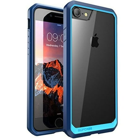 iPhone 7 Case, iPhone 8 Case, SUPCASE Unicorn Beetle Series Premium Hybrid Protective Frost Clear Case for Apple iPhone 7 2016 / iPhone 8 2017(Blue/Navy)