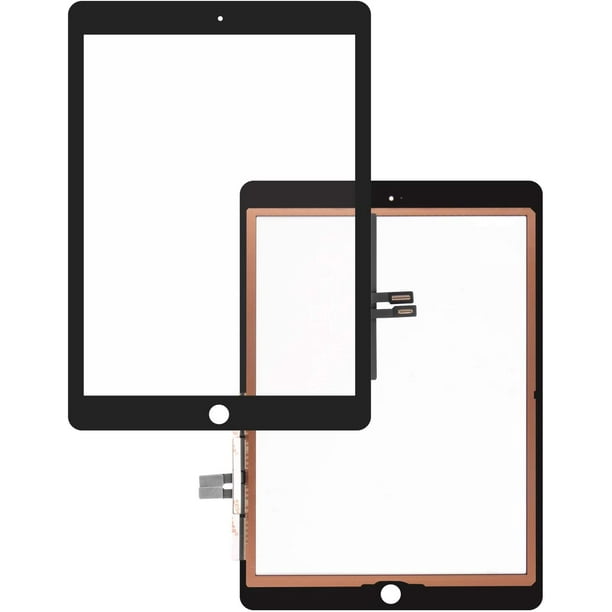  New Touch Screen Digitizer Repair Kit for iPad 9.7 2018 iPad 6  6th Gen A1893 A1954 Touch Screen Digitizer Replacement with Home Button(Not  Include LCD) +Pre-Installed Adhesive + Tools (White) 
