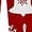 Red, variant on Penkiiy Family Matching Christmas Pajamas Set One Piece Striped Hooded Sleepwear Santa Claus Elf Onesie Outfit 18 Months Multicolor