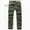 Army Green, variant on IROINNID Mens Cargo Pants Solid Color Multi-Pocket Washed Overalls Outdoor Pants Rigid Waist Skinny Pants