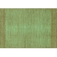 thumbnail image 1 of Ahgly Company Machine Washable Indoor Rectangle Abstract Turquoise Blue Modern Area Rugs, 2' x 3', 1 of 4