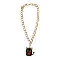 thumbnail image 2 of Halloween Pet Charm Necklace Collar, Cute HalloweenâElement Pendant Decorative Gold Chain Necklace, Pet Accessory for Cats & Small Dogs Halloween Party Dressâup, 2 of 6