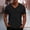 #453-Black, variant on Ceisia Men's Loose Fit V-Neck Short Sleeve T-Shirt with Waffle Knit Texture Solid Color Stretchy Casual Fitness Home Top Black Gifts for Father 5X