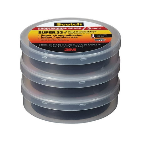 ELE TAPE3/4X66 3M 33 3PK