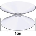 thumbnail image 2 of Pièces Ventouses Double Face, Ventouses Transparentes de 4 cm, Support de Rideau en Plastique PVC Extra Fort pour Miroir de Table en Verre, Miroir de Fenêtre de Salle de Bain, 2 of 5